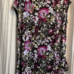 Floral Print Sleeveless Top